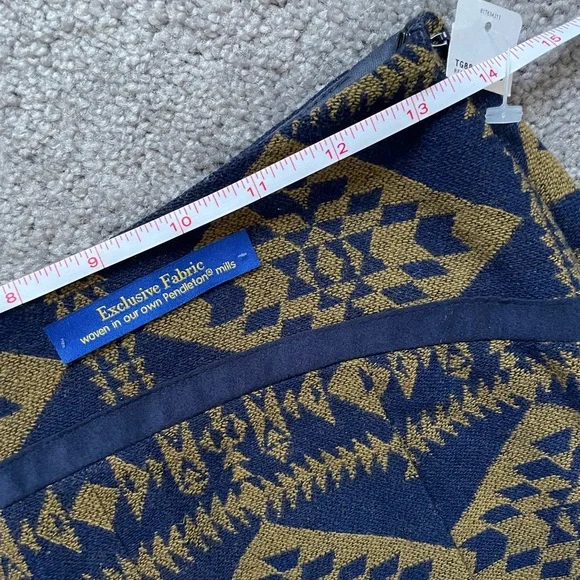 NWT Pendleton virgin wool Aztec print mermaid Midi Skirt - Picture 5 of 7